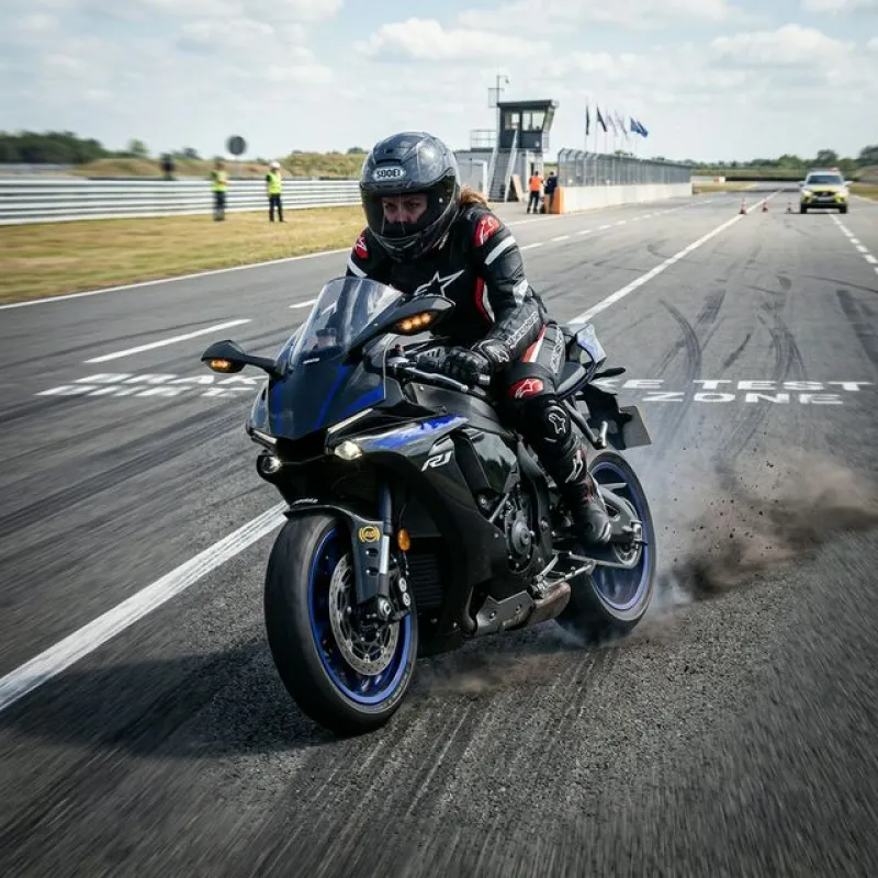 Frenagem de emergência em motos: Como parar rápido sem travar as rodas