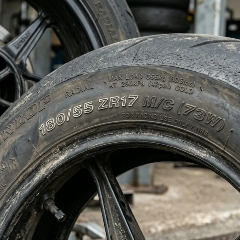 Como ler as medidas, índices e especificações do pneu da moto