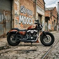 Foto da moto Harley-Davidson Forty-Eight modelo Custom — Ficha técnica e especificações completas