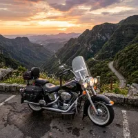 Foto da moto Harley-Davidson Heritage Softail modelo Custom — Ficha técnica e especificações completas