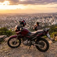 Foto da moto Honda Falcon 400 modelo Trail — Ficha técnica e especificações completas