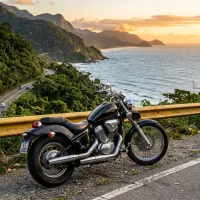 Foto da moto Honda Shadow 600 modelo Custom — Ficha técnica e especificações completas