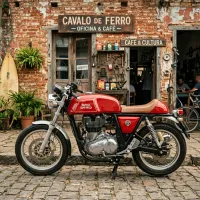 Foto da moto Royal Enfield Continental GT 535 modelo Custom — Ficha técnica e especificações completas