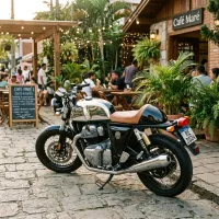 Foto da moto Royal Enfield Continental GT 650 modelo Custom — Ficha técnica e especificações completas