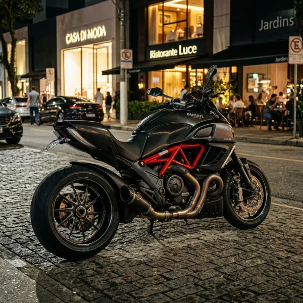 Foto da moto Ducati Diavel modelo Custom — Ficha técnica e especificações completas