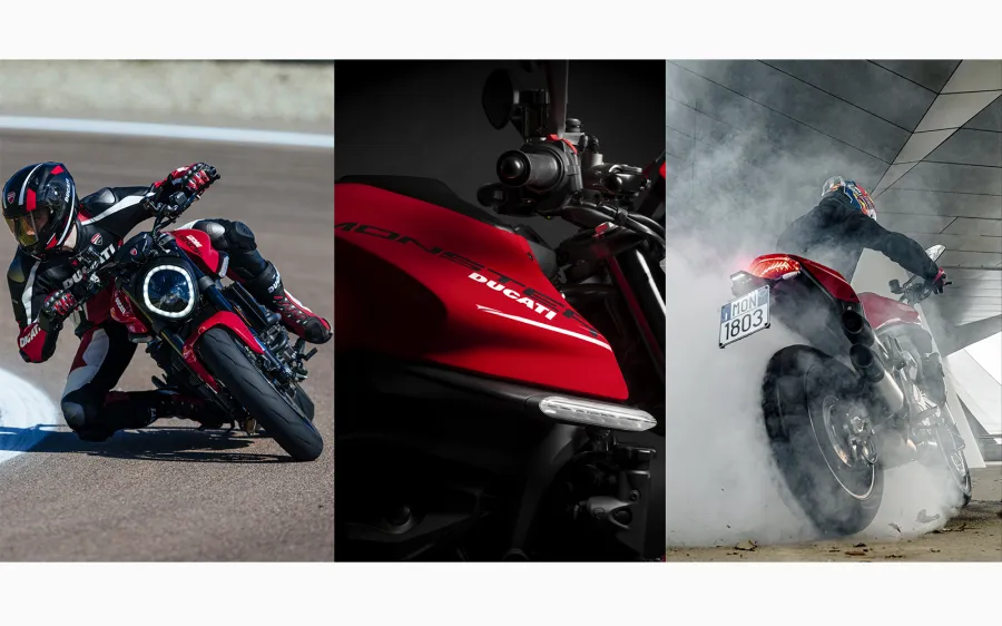 Foto da moto Ducati Monster modelo Naked — Ficha técnica e especificações completas
