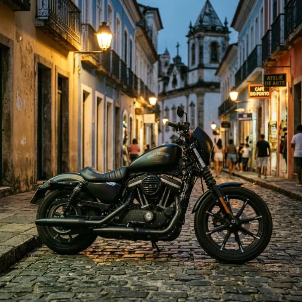 Foto da moto Harley-Davidson Iron 883 modelo Custom — Ficha técnica e especificações completas