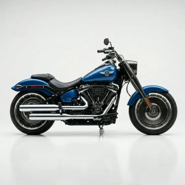 Foto da moto Harley-Davidson Fat Boy 114 modelo Custom — Ficha técnica e especificações completas