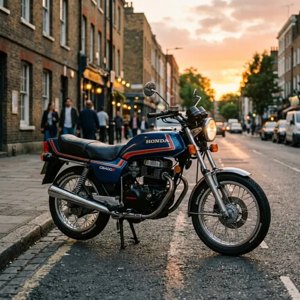 Foto da moto Honda CB 400 modelo Naked — Ficha técnica e especificações completas