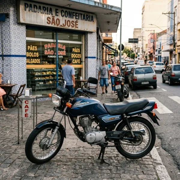 Foto da moto Honda CG 125 modelo Commuter — Ficha técnica e especificações completas