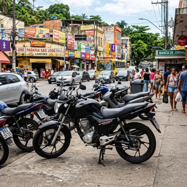 Foto da moto Honda CG 150 Titan modelo Commuter — Ficha técnica e especificações completas