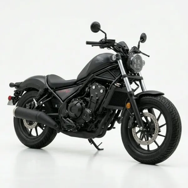 Foto da moto Honda Rebel 500 modelo Custom — Ficha técnica e especificações completas
