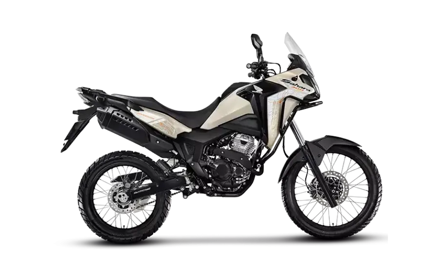 Foto da moto Honda Sahara 300 modelo Adventure — Ficha técnica e especificações completas