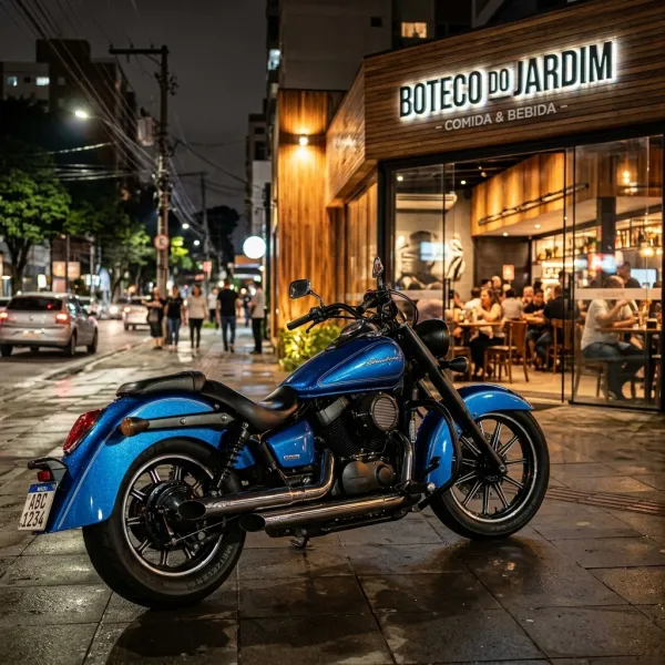 Foto da moto Honda Shadow 750 modelo Custom — Ficha técnica e especificações completas