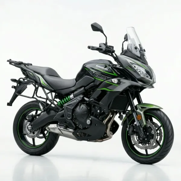 Foto da moto Kawasaki Versys 650 modelo Adventure — Ficha técnica e especificações completas