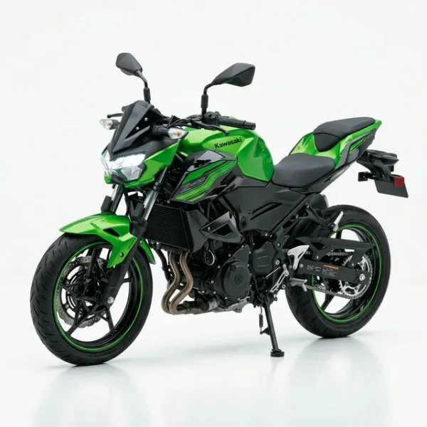 Foto da moto Kawasaki Z400 modelo Naked — Ficha técnica e especificações completas