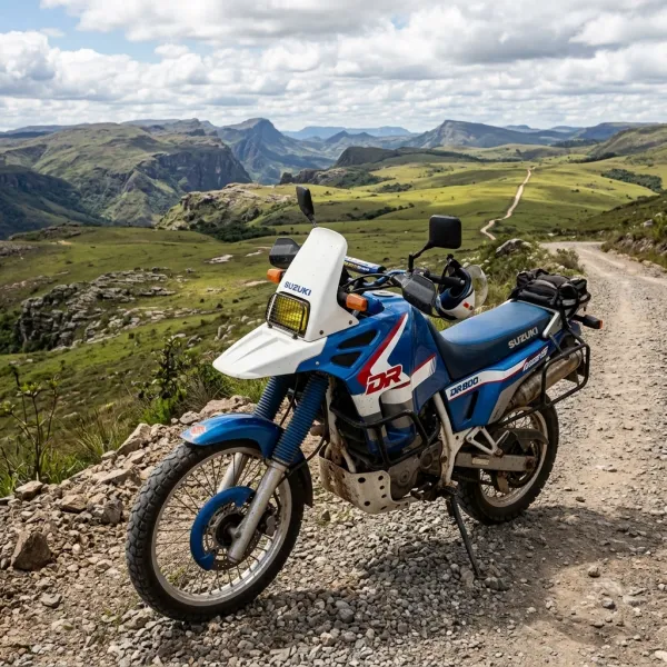 Foto da moto Suzuki DR 800 modelo Trail — Ficha técnica e especificações completas