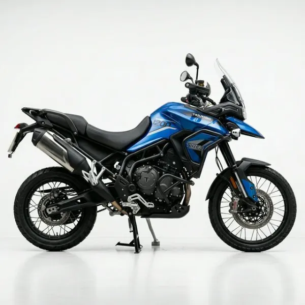 Foto da moto Triumph Tiger 1200 Rally Pro modelo Adventure — Ficha técnica e especificações completas